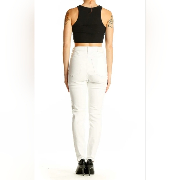 Everlane Women's Skinny White Jeans Size 28 Waist 28 Inseam EUC - Picture 2 of 4